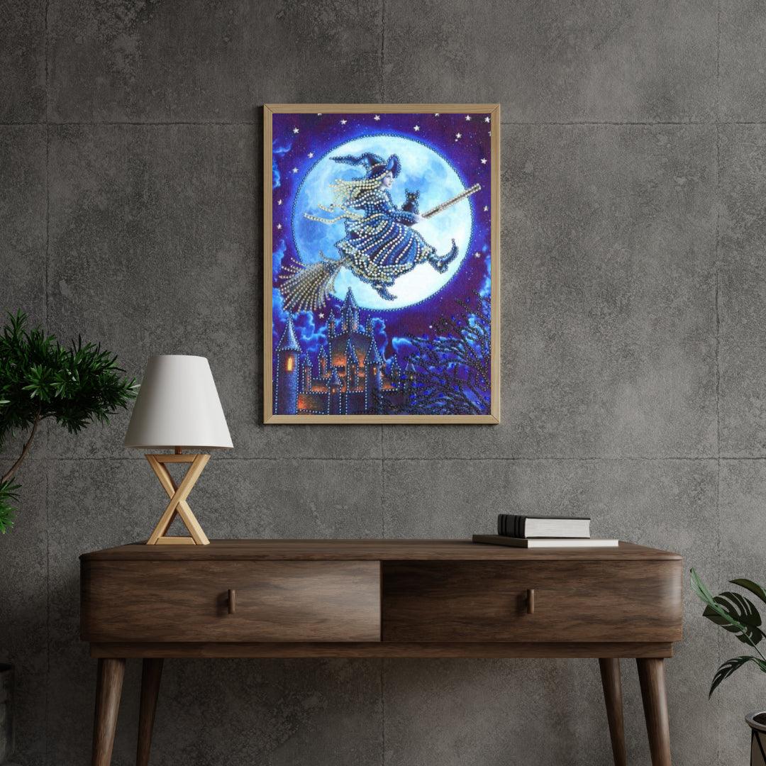 Diamantmalerei Hexe im Mondlicht - SEOS Shop ®