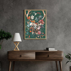 Diamond Painting Hirsch mit Blumen - SEOS Shop ®
