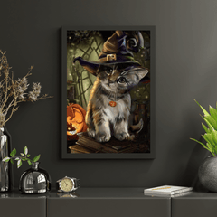 Diamantmalerei Das Halloween-Kätzchen - SEOS Shop ®