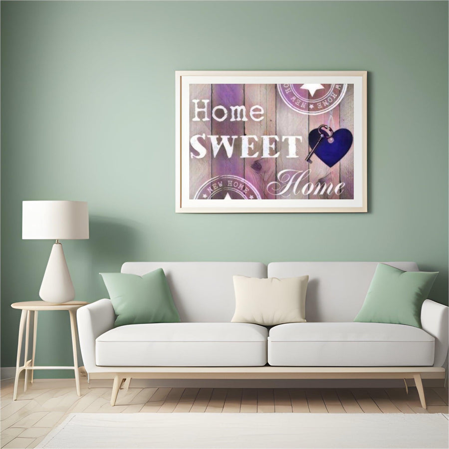 Diamond Painting Home Sweet Home Hellrosa – SEOS Shop ®