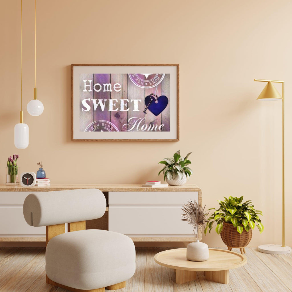 Diamantmalerei Home Sweet Home Hellrosa – SEOS Shop ®
