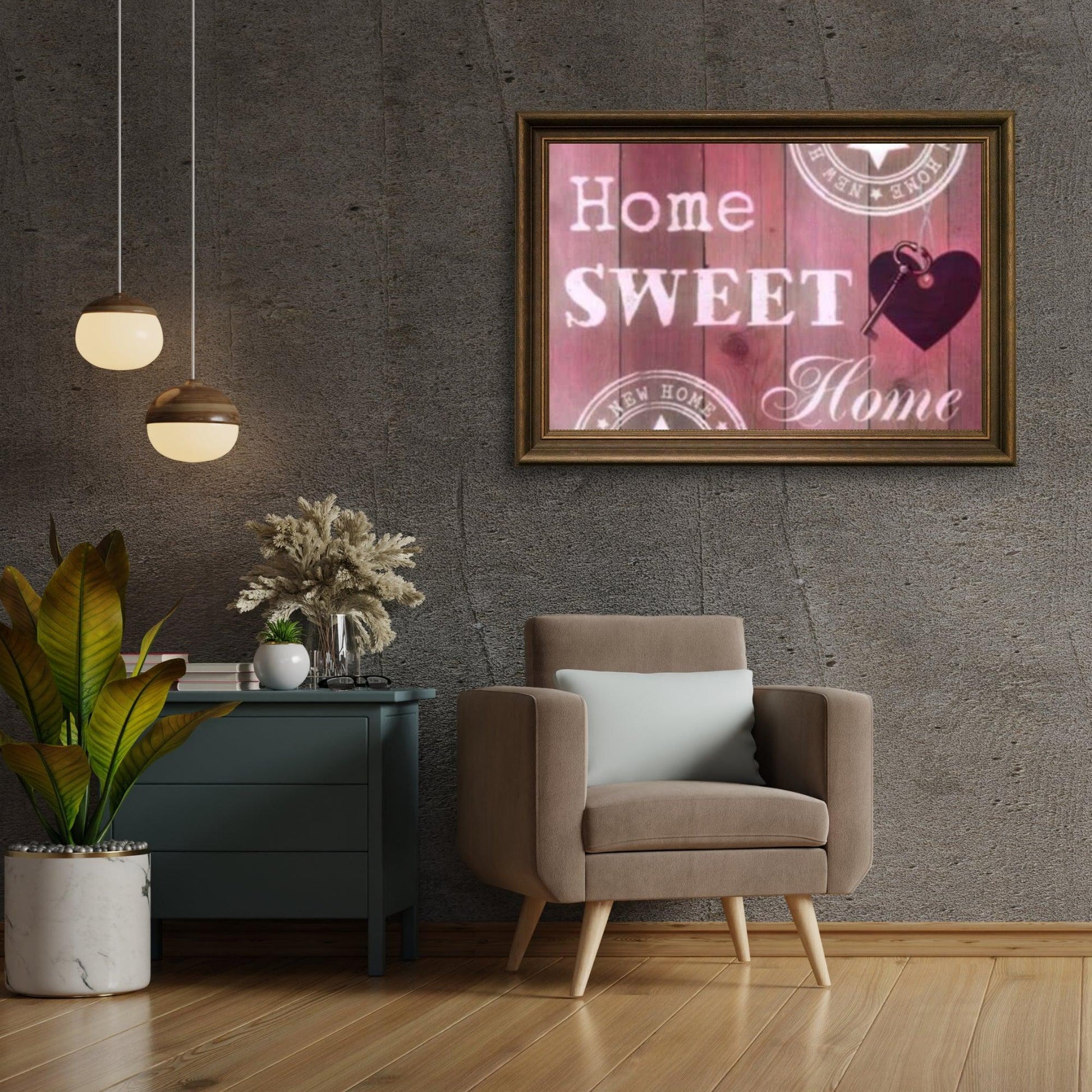 Diamantmalerei Home Sweet Home Pink 30x40cm – SEOS Shop ®