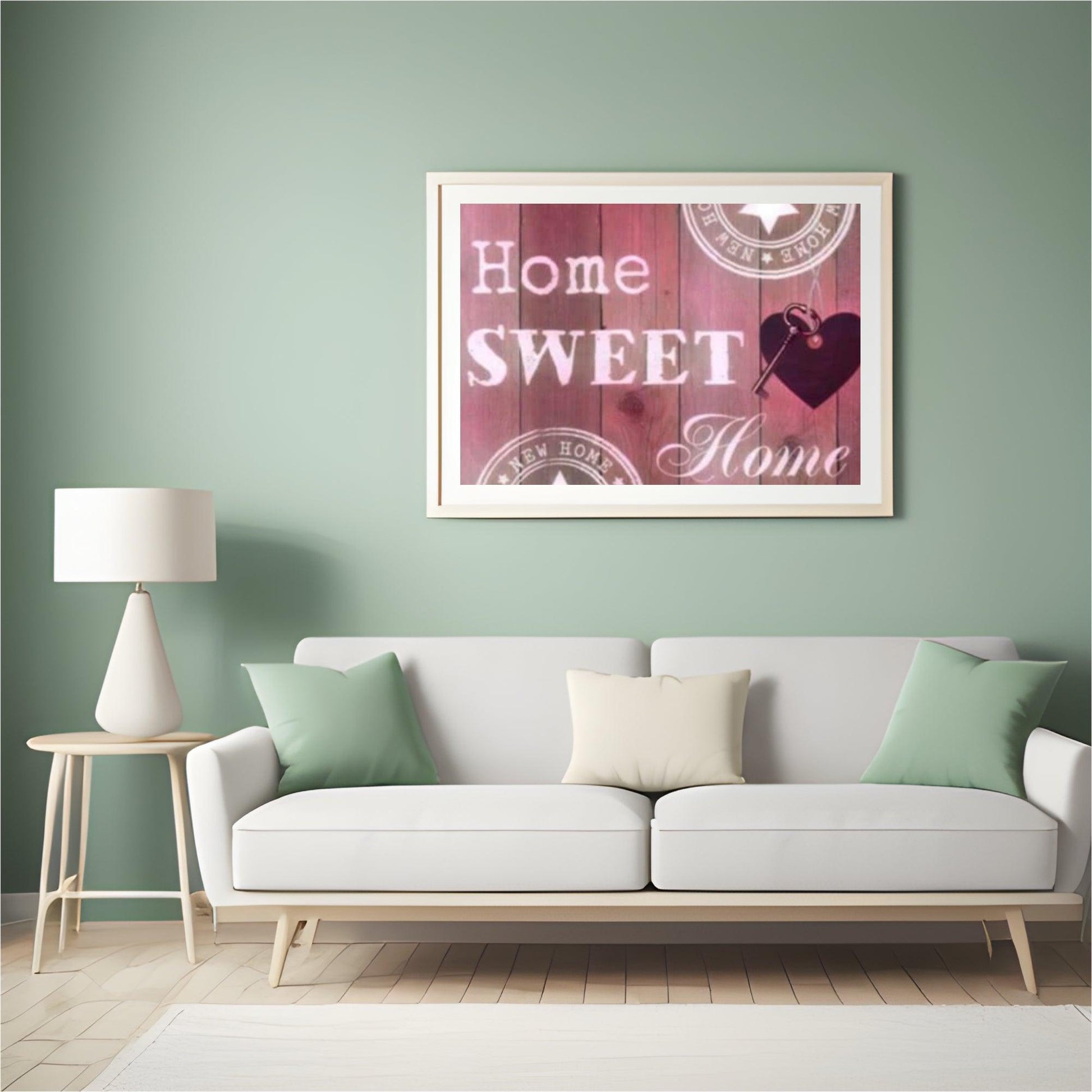 Diamantmalerei Home Sweet Home Pink 30x40cm – SEOS Shop ®