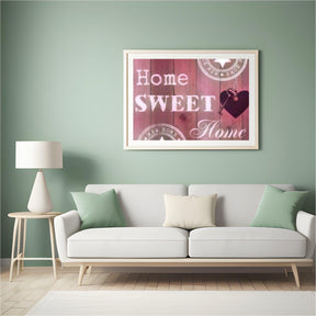 Diamantmalerei Home Sweet Home Pink 30x20cm – SEOS Shop ®