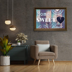 Diamond Painting Home Sweet Home blau violett – SEOS Shop®
