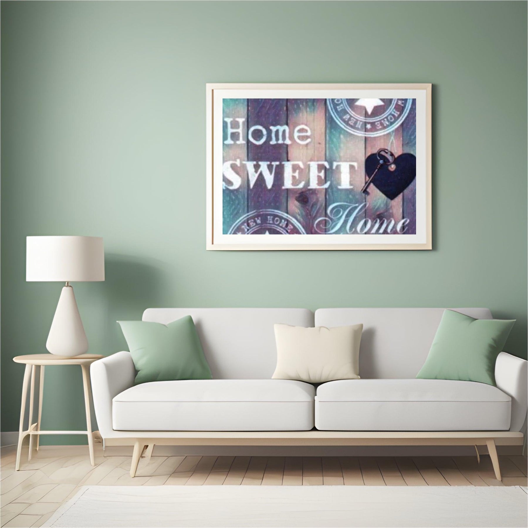 Diamond Painting Home Sweet Home blau violett – SEOS Shop®