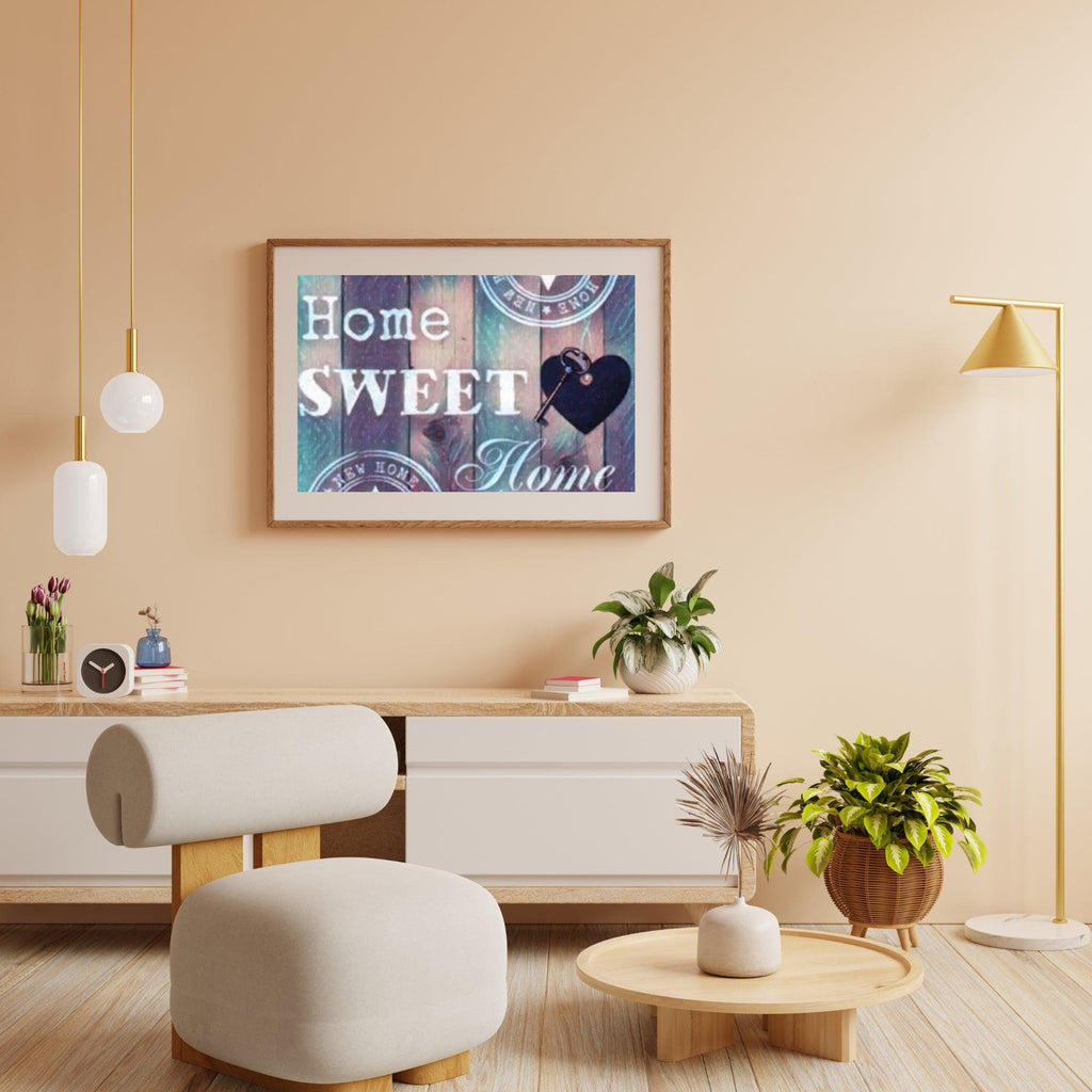 Diamond Painting Home Sweet Home blau lila – SEOS Shop ® 