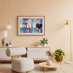 Diamond Painting Home Sweet Home blau violett – SEOS Shop®