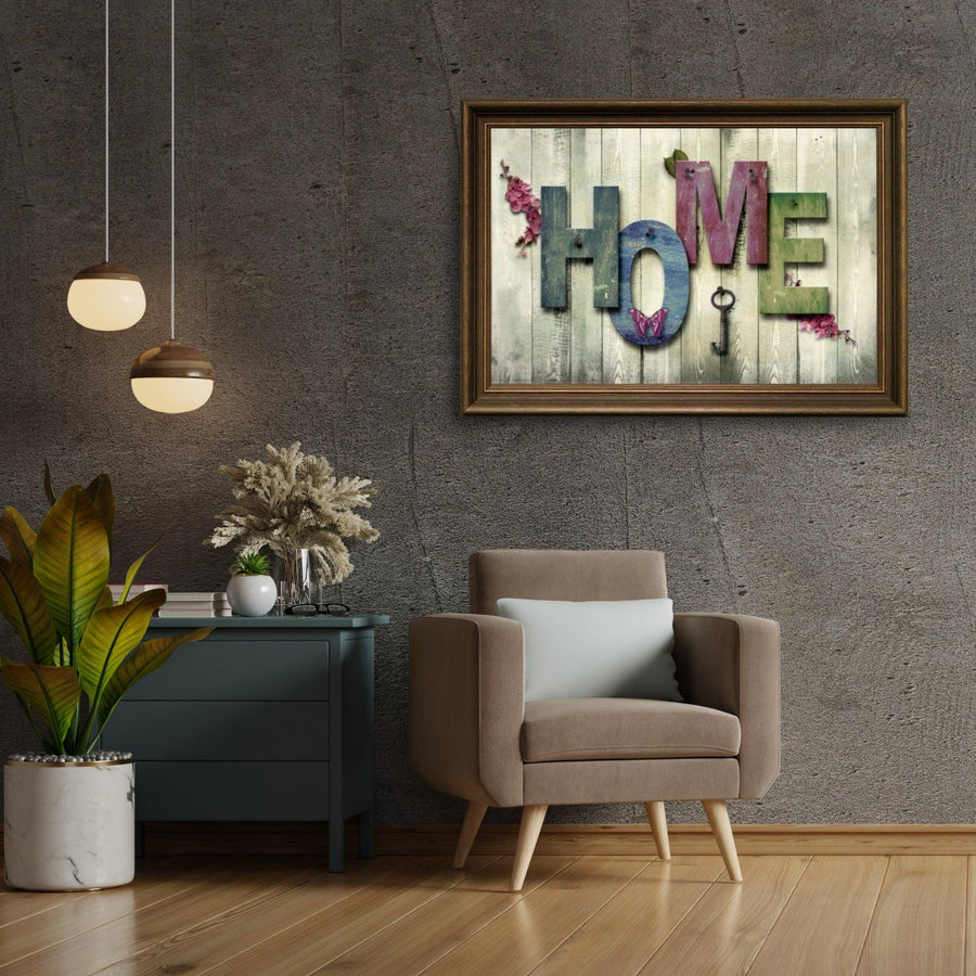 Diamond Painting Home mit Schmetterling und Schlüssel – SEOS Shop ®