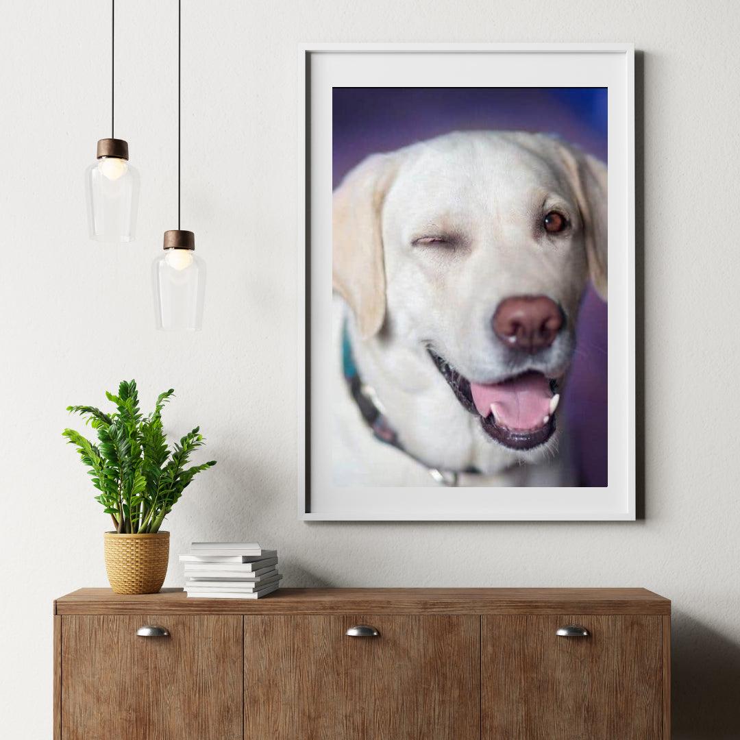 Diamond Painting Hund mit Zwinkern - SEOS Shop ®
