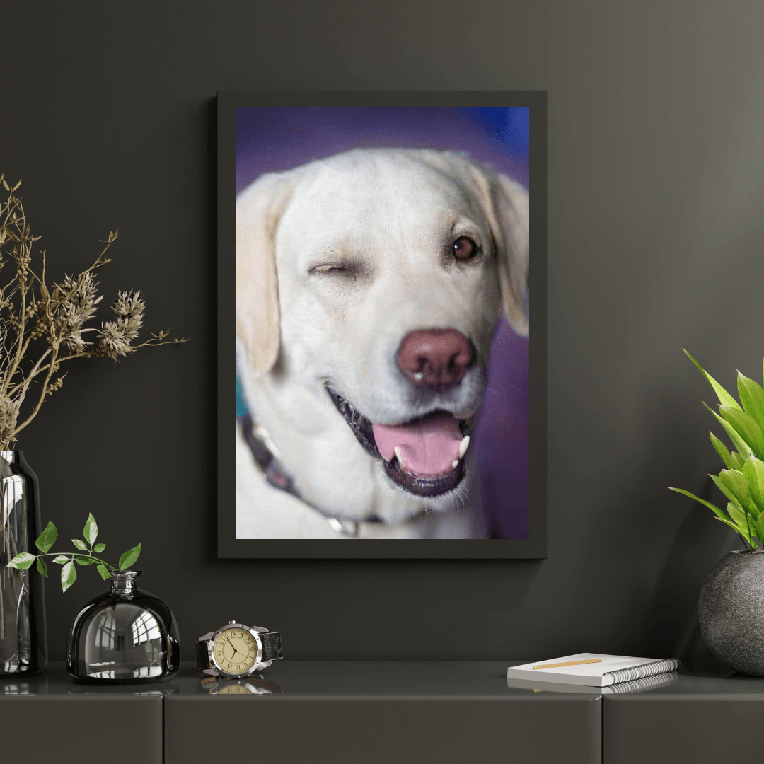 Diamond Painting Hund mit Zwinkern - SEOS Shop ®