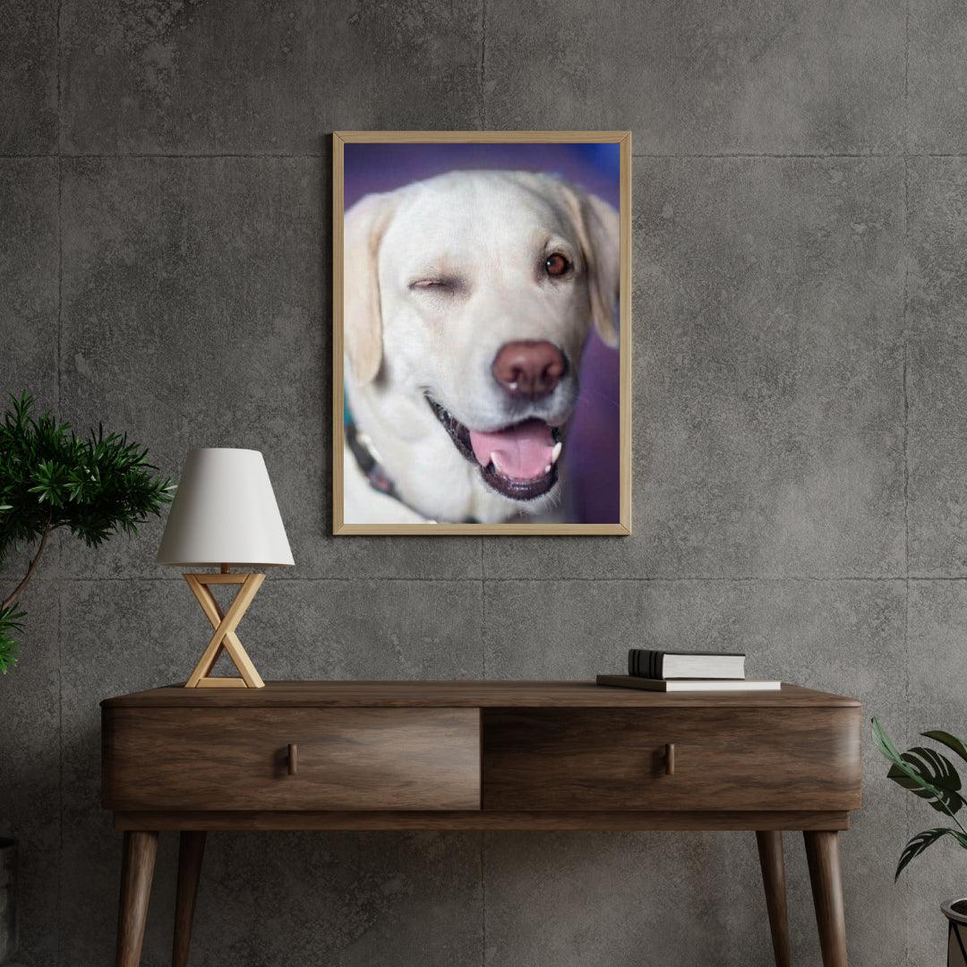 Diamond Painting Hund mit Zwinkern - SEOS Shop ®