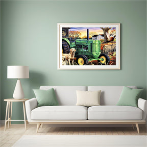 Diamantmalerei „Hunde auf dem Bauernhof“ - SEOS Shop ®