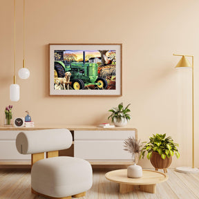 Diamantmalerei „Hunde auf dem Bauernhof“ - SEOS Shop ®