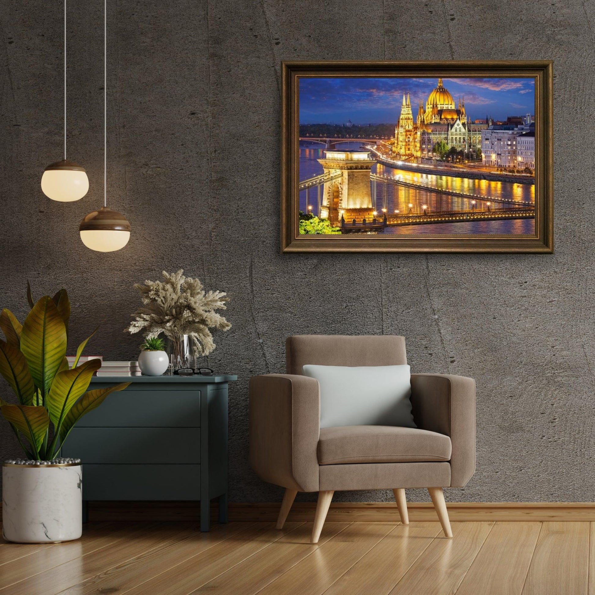 Diamond Painting Ungarische Stadt bei Nacht - SEOS Shop ®