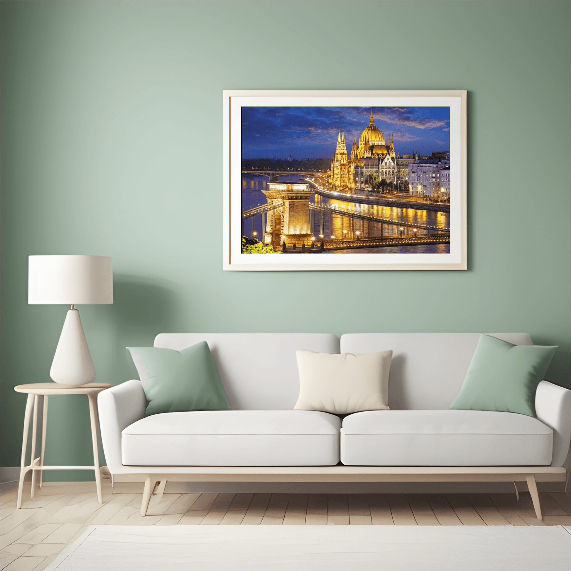 Diamond Painting Ungarische Stadt bei Nacht - SEOS Shop ®