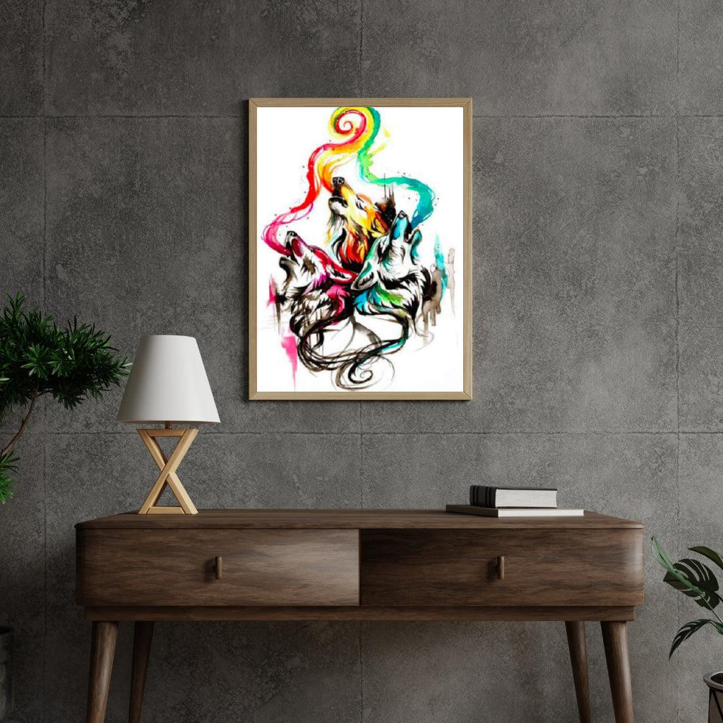 Diamond Painting Heulende Wölfe – SEOS Shop ®
