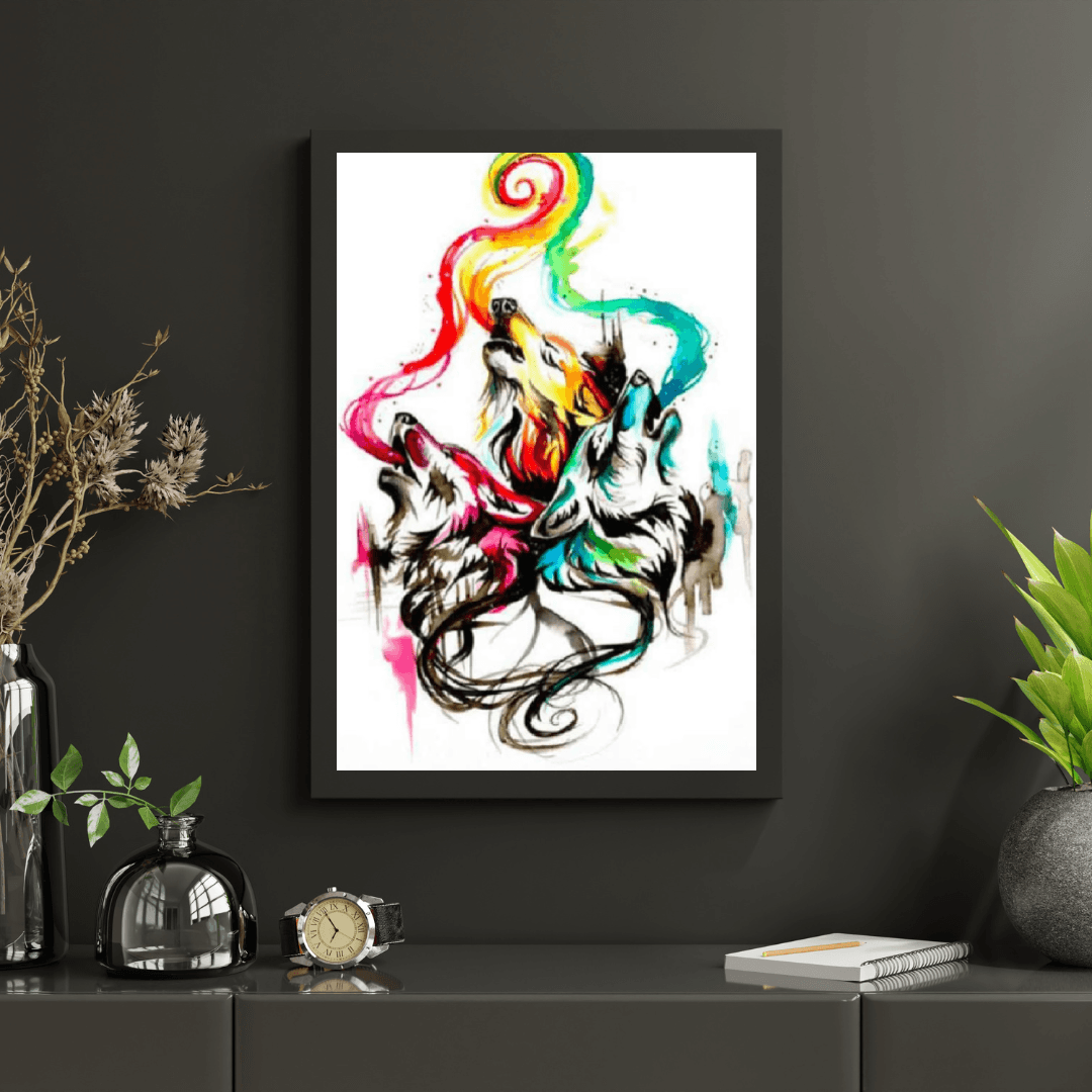 Diamond Painting Heulende Wölfe – SEOS Shop ®