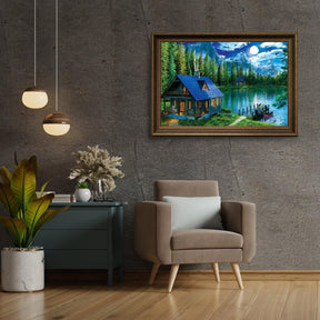 Diamond Painting Haus am See - SEOS Shop ®