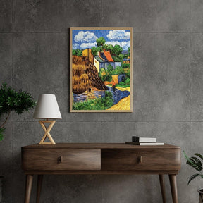 Diamond Painting Häuser in Auvers - SEOS Shop ®