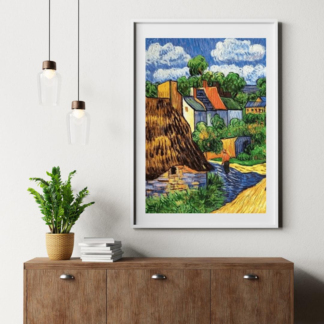 Diamond Painting Häuser in Auvers - SEOS Shop ®