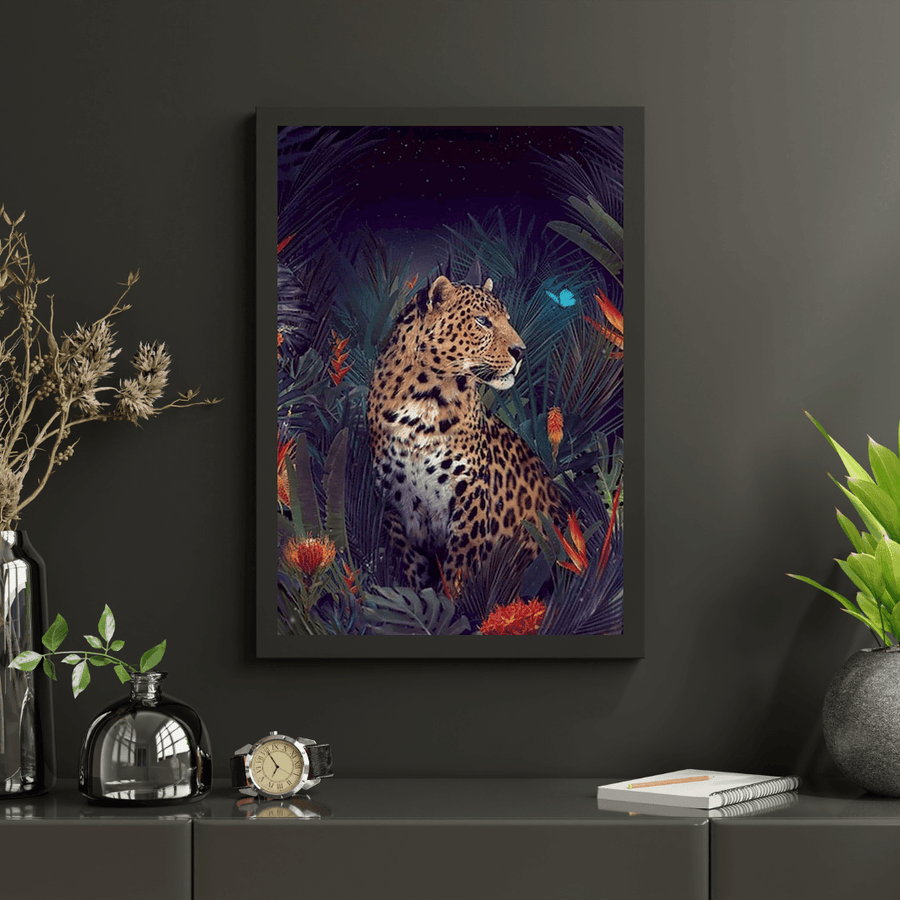 Diamond Painting Gepard mit Schmetterling - SEOS Shop ®