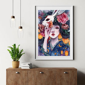 Diamantmalerei Japanisches Mädchen - SEOS Shop ®