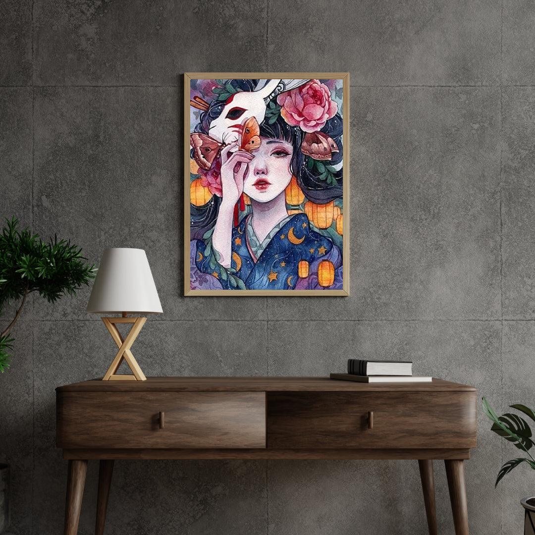 Diamantmalerei Japanisches Mädchen - SEOS Shop ®