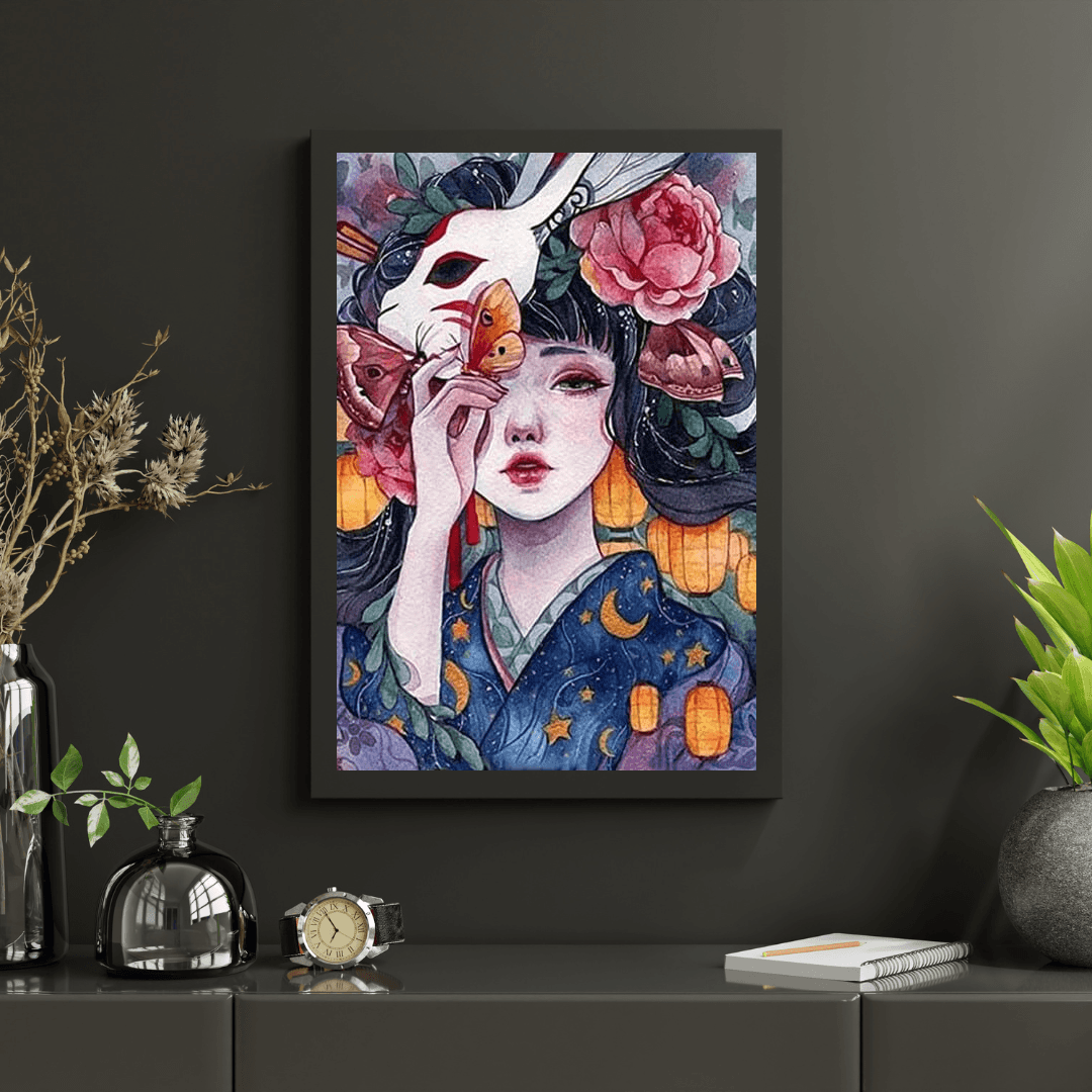 Diamantmalerei Japanisches Mädchen - SEOS Shop ®