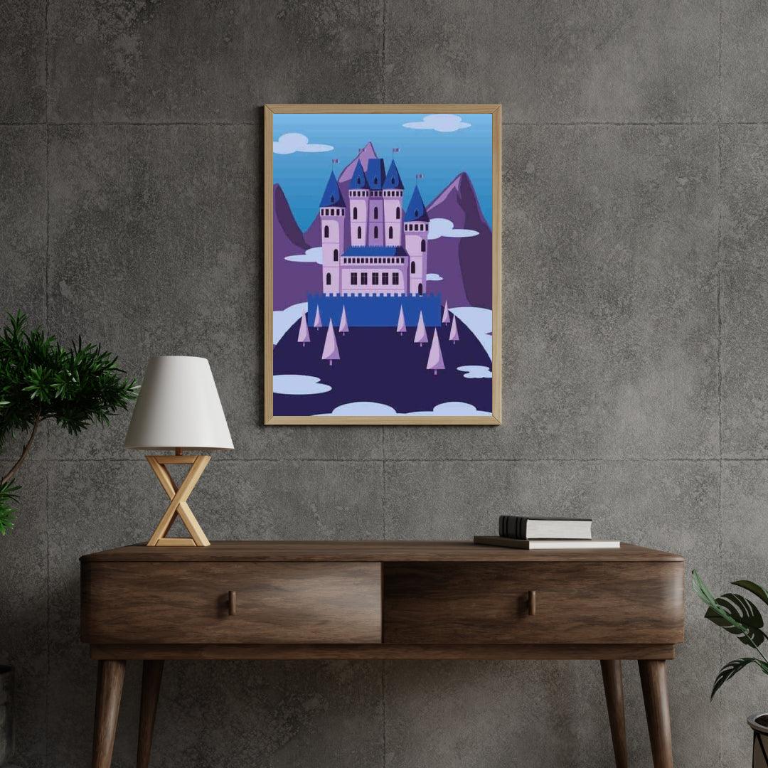 Diamantmalerei Schloss im Winter – SEOS Shop ®
