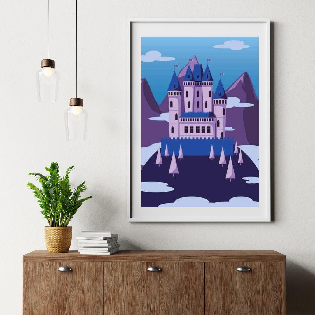 Diamantmalerei Schloss im Winter – SEOS Shop ®