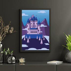Diamantmalerei Schloss im Winter – SEOS Shop ®