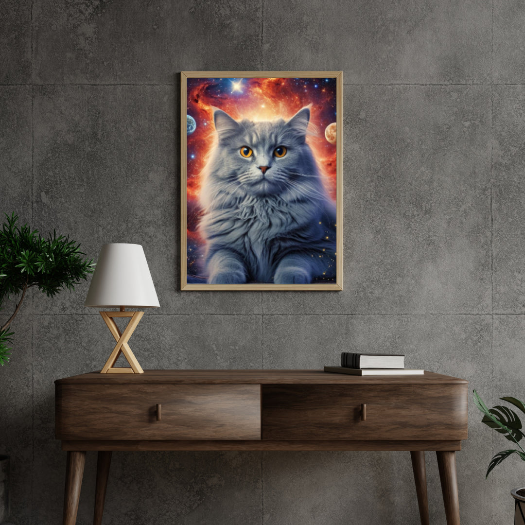 Diamantmalerei Katze im Weltraum - SEOS Shop ®