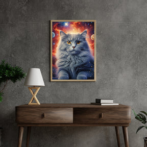 Diamantmalerei Katze im Weltraum - SEOS Shop ®