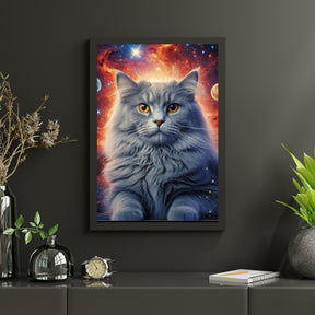 Diamantmalerei Katze im Weltraum - SEOS Shop ®