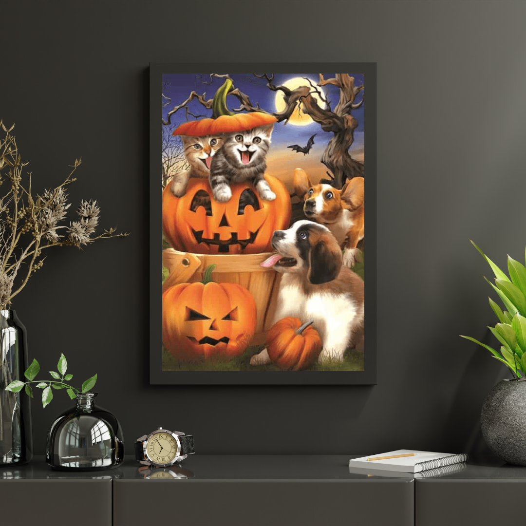 Diamantmalerei Katze und Hund - SEOS Shop ®