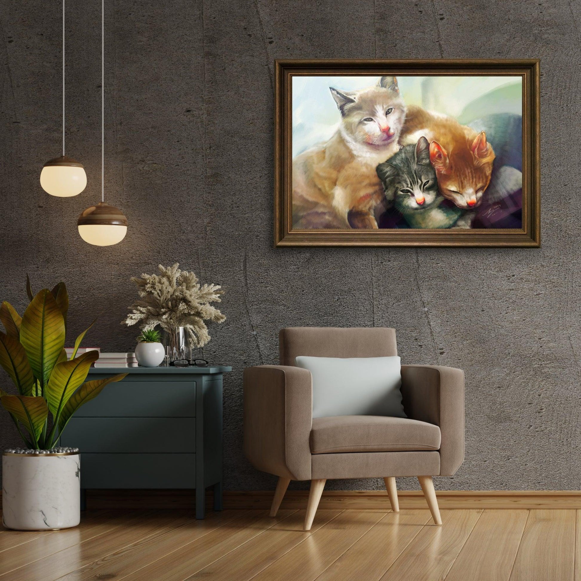 Diamond Painting Katzenfamilie - SEOS Shop ®