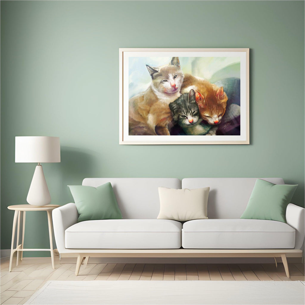 Diamond Painting Katzenfamilie - SEOS Shop ®