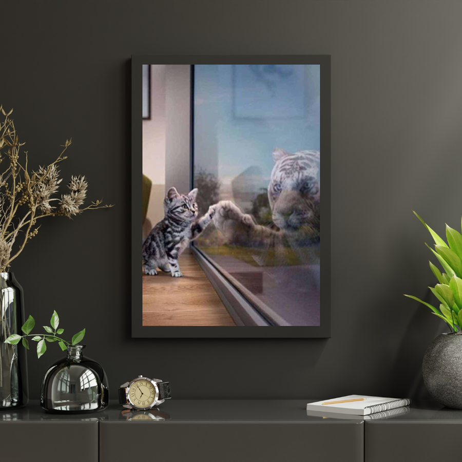 Diamantmalerei Kätzchen mit Tiger – SEOS Shop ®