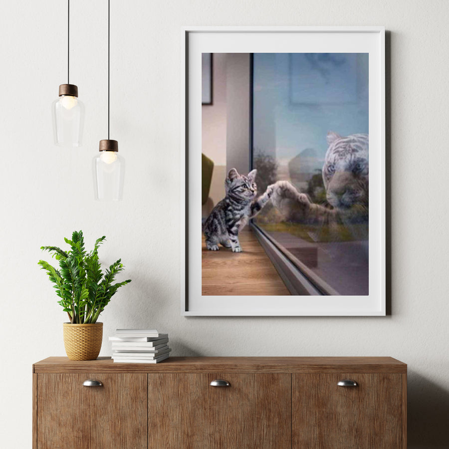 Diamantmalerei Kätzchen mit Tiger – SEOS Shop ®