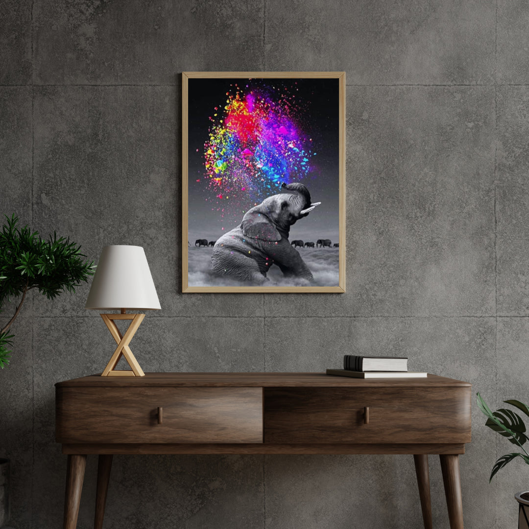 Diamantmalerei Bunter Elefant - SEOS Shop ®