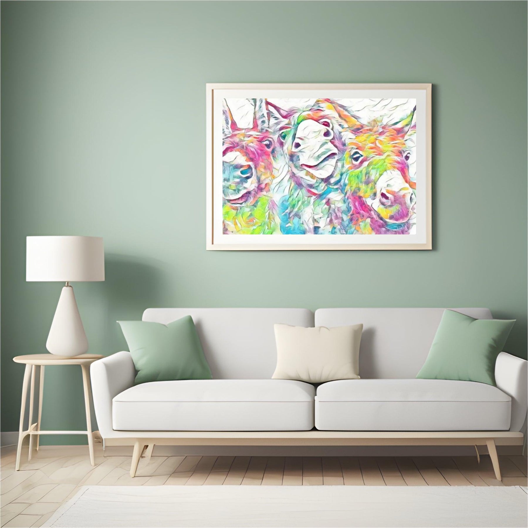 Diamond Painting Bunte Esel - SEOS Shop ®