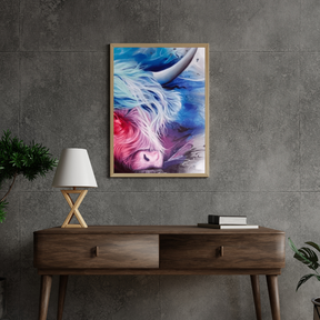 Diamond Painting Bunter schottischer Hochlandrinder - SEOS Shop ®