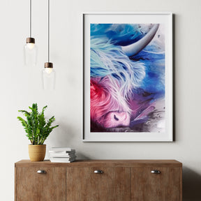 Diamond Painting Bunter schottischer Hochlandrinder - SEOS Shop ®