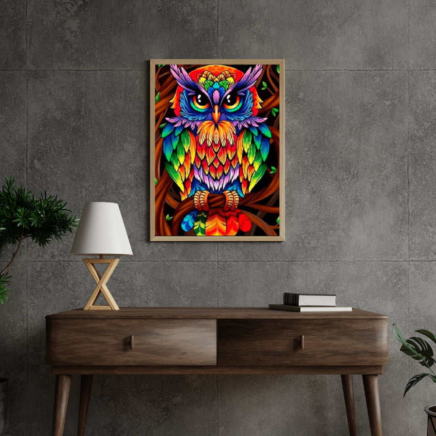 Diamantmalerei Bunte Eule - SEOS Shop ®