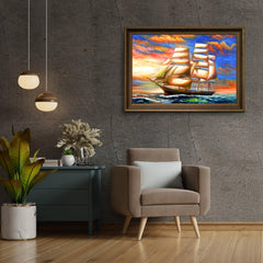 Diamond Painting Buntes Segelboot - SEOS Shop ®