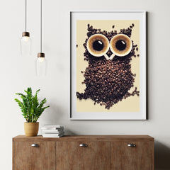 Diamantmalerei Kaffeebohnen-Eule - SEOS Shop ®