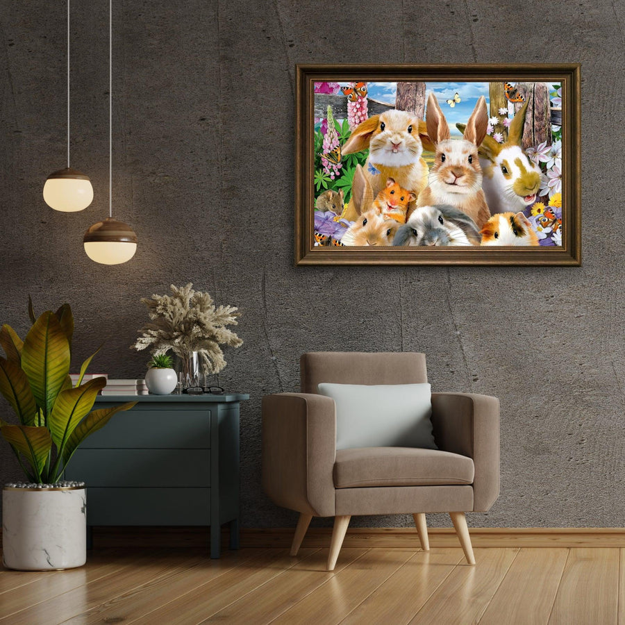 Diamond Painting Kaninchenfamilie - SEOS Shop ®