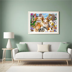 Diamond Painting Kaninchenfamilie - SEOS Shop ®