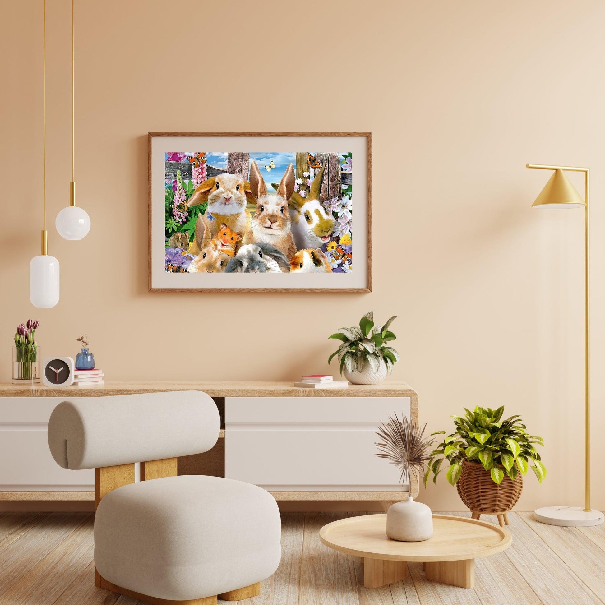 Diamond Painting Kaninchenfamilie - SEOS Shop ®